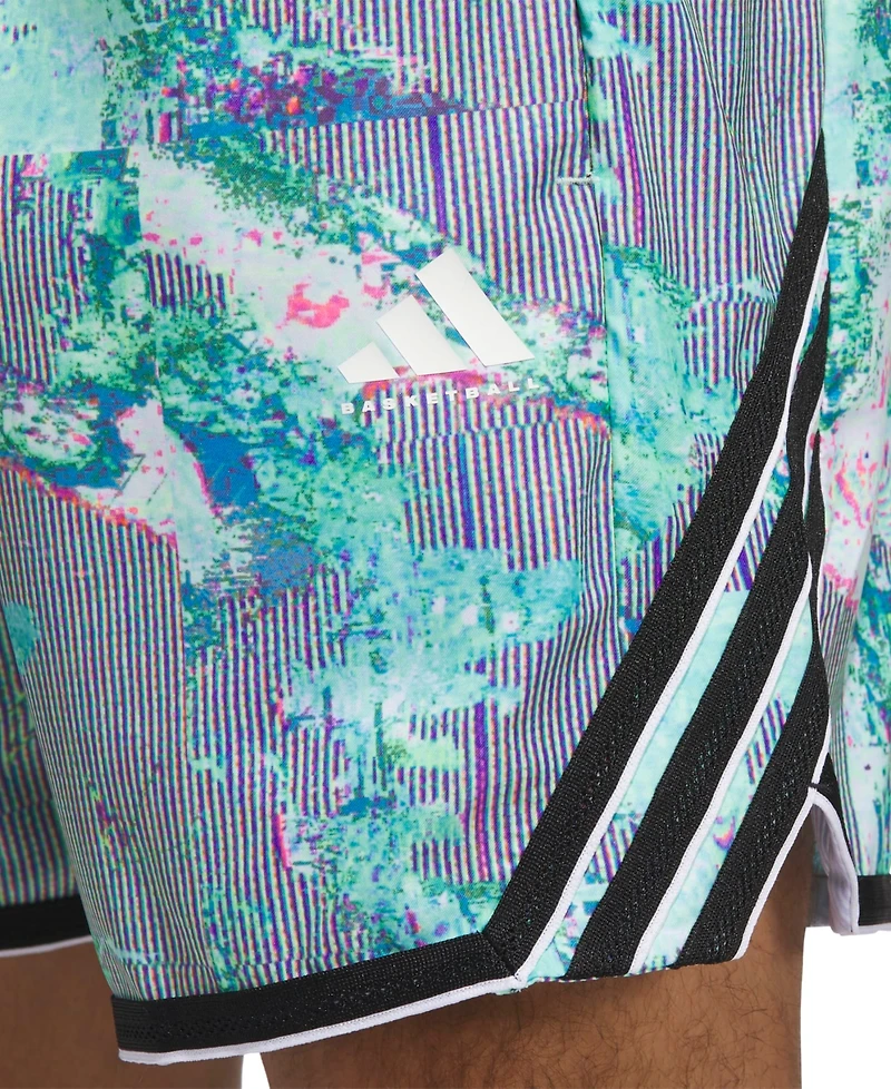 adidas Men's Crazy Lite Allover Printed Basketball Shorts