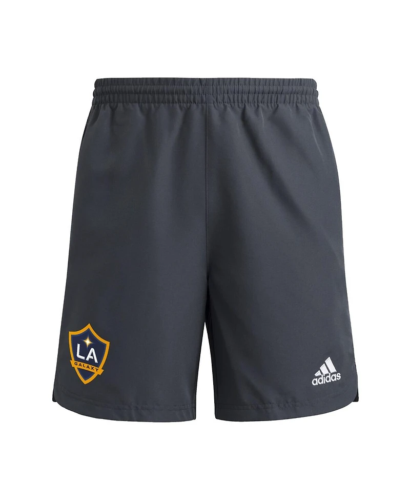 Adidas Men's Gray La Galaxy 2025 Travel Shorts