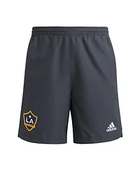 Adidas Men's Gray La Galaxy 2025 Travel Shorts