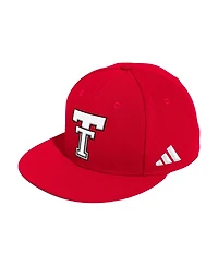 Adidas Men's Red Texas Tech Red Raiders On-Field Fitted Baseball Hat