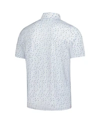 Puma Men's White Arnold Palmer Invitational Tea Time Mattr Polo Shirt