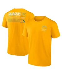 Fanatics Men's Gold Los Angeles Chargers Repeat Stats T-Shirt