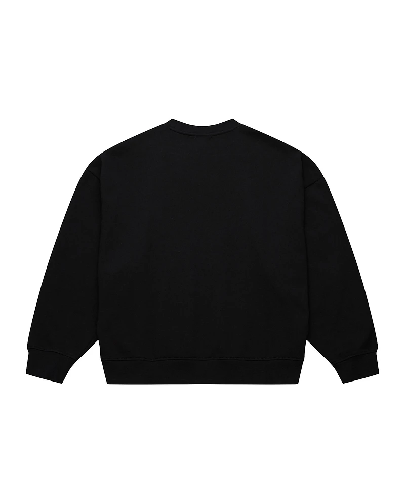 Mitchell & Ness Women's Black New York Knicks Hardwood Classics Home Team Pullover Sweatshirt