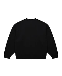 Mitchell & Ness Women's Black New York Knicks Hardwood Classics Home Team Pullover Sweatshirt