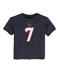 Nike Toddler C.j. Stroud Navy Houston Texans Player Name Number T-Shirt