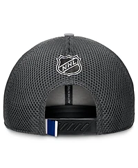 Fanatics Men's Gray Toronto Maple Leaf's Authentic Pro Home Ice Trucker Adjustable Hat