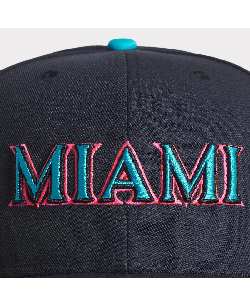 Nike Men's Black Miami Marlins 2025 City Connect Performance Fitted Hat