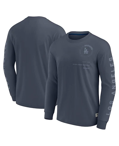 Fanatics Men's Blue Los Angeles Dodgers Elements Future Ground Tonal Info Long Sleeve T-Shirt