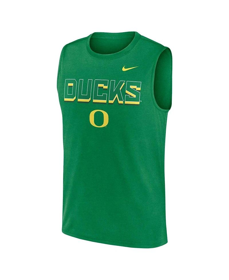 Nike Men's Green Oregon Ducks Primetime Tricode Legend Performance Tank Top