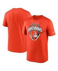 Nike Men's Orange Cleveland Browns Legend Icon Performance T-Shirt