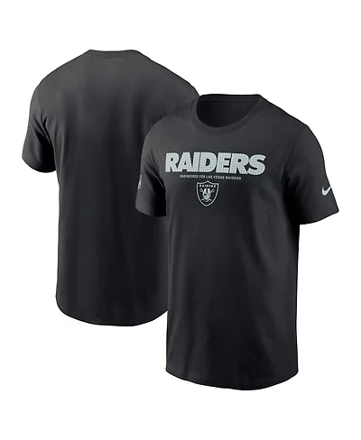 Nike Men's Black Las Vegas Raiders Sideline Performance T-Shirt