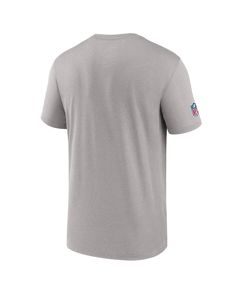 Nike Men's Gray Miami Dolphins Sideline Legend Performance T-Shirt