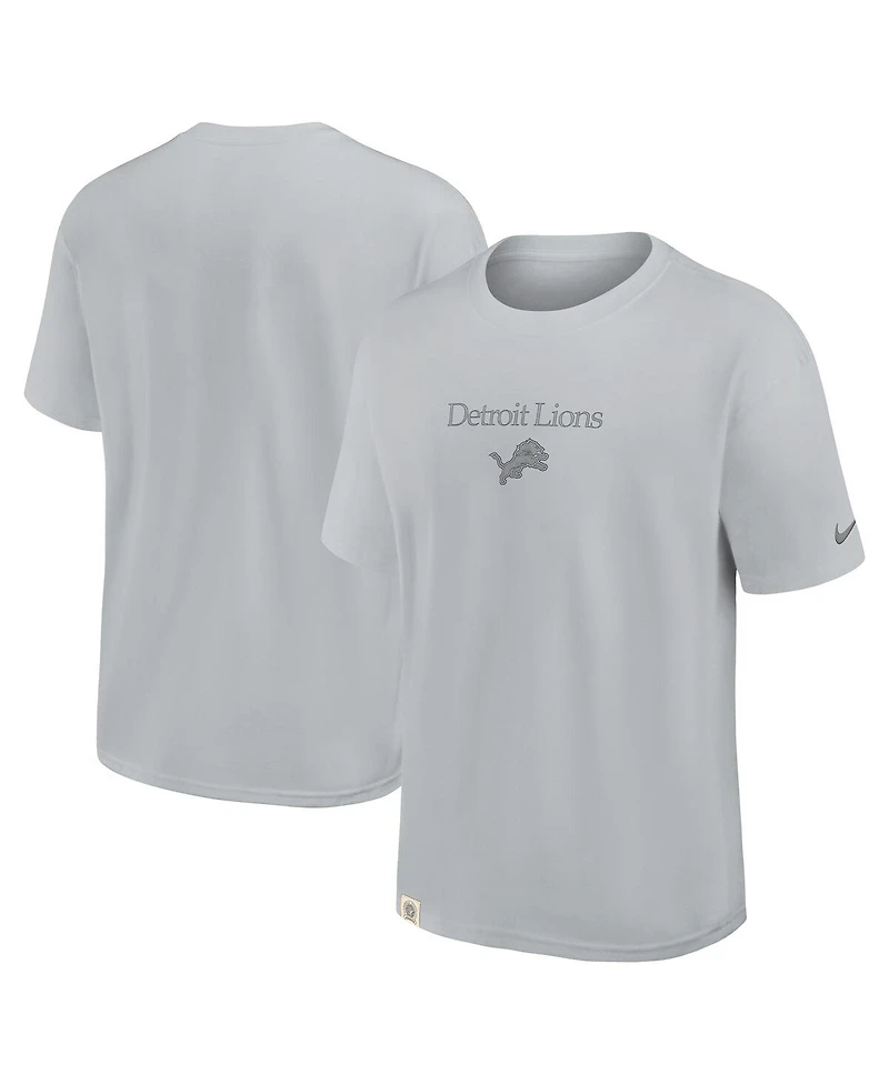 Nike Men's Gray Detroit Lions Glory Max90 T-Shirt