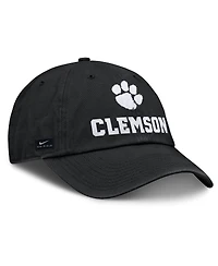 Nike Men's Black Clemson Tigers 2025 Sideline Club Adjustable Hat