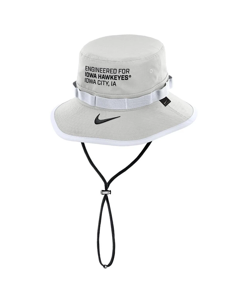 Nike Men's Gray Iowa Hawkeyes 2025 Sideline Apex Boonie Bucket Hat
