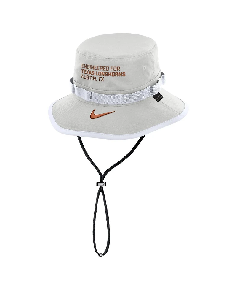 Nike Men's Gray Texas Longhorns 2025 Sideline Apex Boonie Bucket Hat