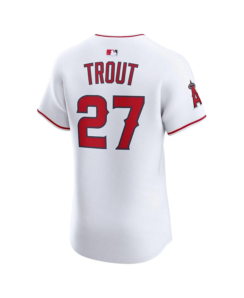 Nike Men's Mike Trout White Los Angeles Angels Home Elite Player Jersey