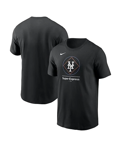 Nike Men's Black New York Mets Local Hometown T-Shirt