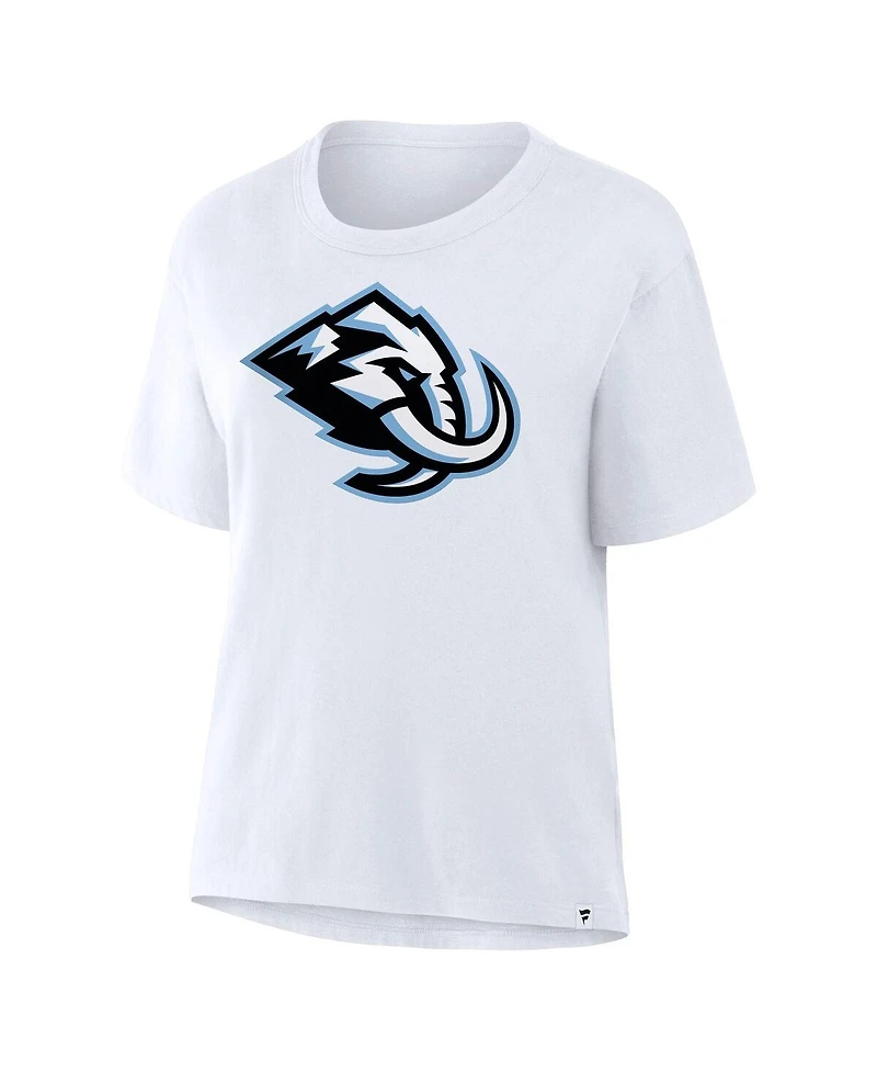 Fanatics Women's White Utah Mammoth Primary Logo Legacy T-Shirt