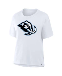 Fanatics Women's White Utah Mammoth Primary Logo Legacy T-Shirt