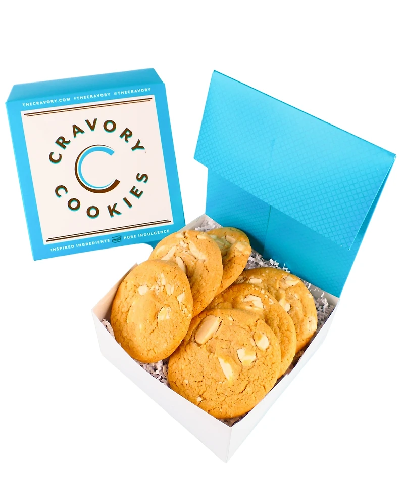 The Cravory Salted Caramel Cookies Gift Box, 6 Cookies