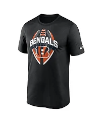 Nike Men's Black Cincinnati Bengals Big Tall Primetime Legend Icon Performance T-Shirt