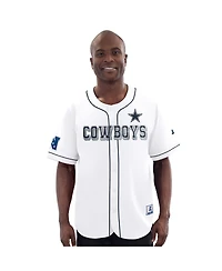G-iii Sports by Carl Banks Men's White Dallas Cowboys Relay Baseball Jersey