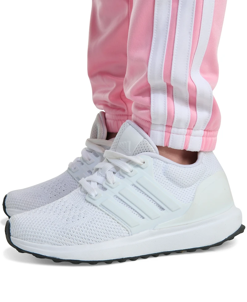 adidas Toddler & Little Girls Tricot Long-Sleeve Essential 3-Stripe Track Jacket Pants, 2 Piece Set