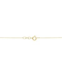 Polished Rose Three Dimensional 18" Pendant Necklace in 14k Gold