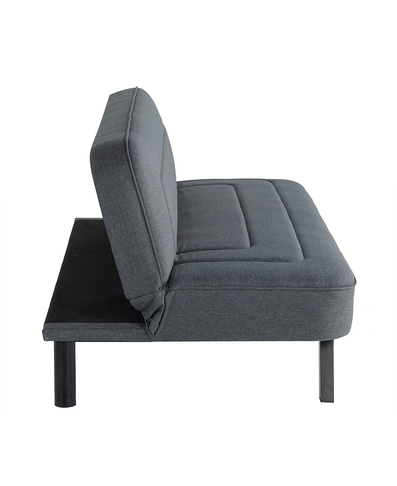 Serta 66.1" Polyester Forrest Convertible Futon