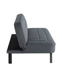 Serta 66.1" Polyester Forrest Convertible Futon