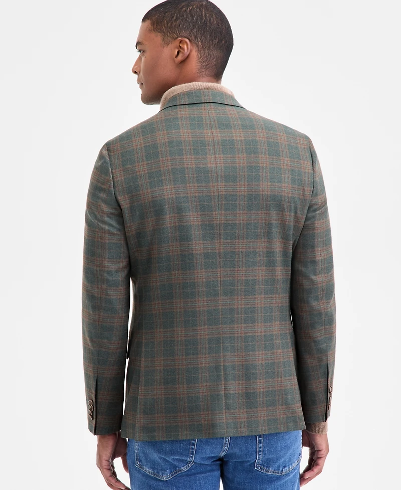 Nautica Men's Modern-Fit Stretch Pattern Sport Coat