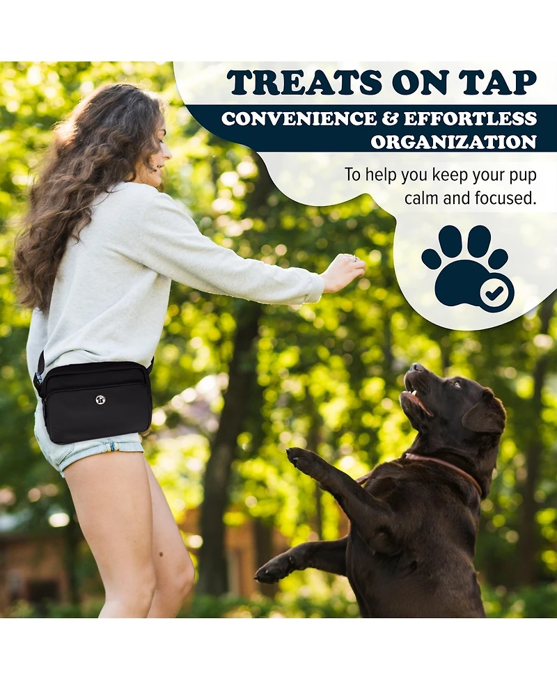 Puppington Walk Star Kit: 3-in-1 Dog Walk Bag plus Matching 270 Refill Dog Poop Bags