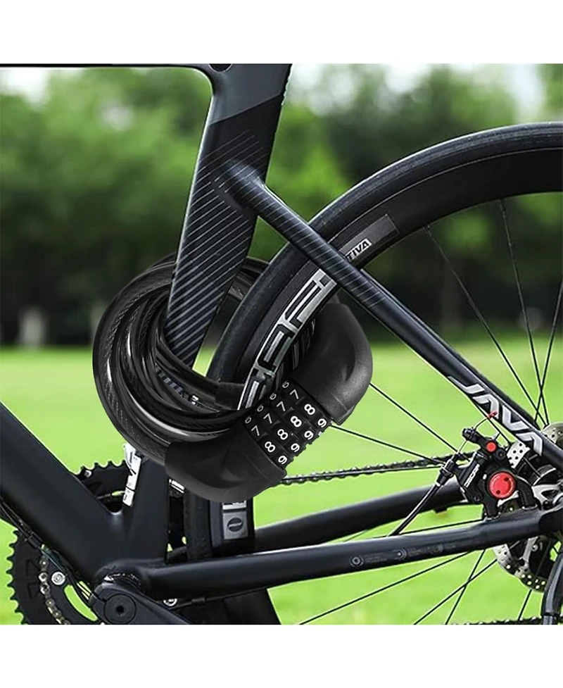Bike Lock Cable, 6ft Basic Combination Lock