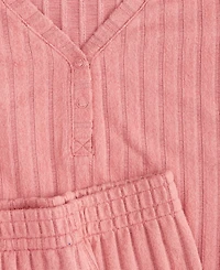 State of Day Women's Soft Rib-Knit Pajama Set, Xs-3X, Macy's Exclusive
