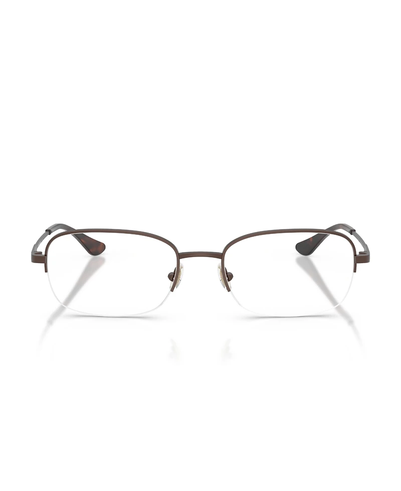B by Brooks Brothers Men's Rectangle Eyeglasses, BB1121