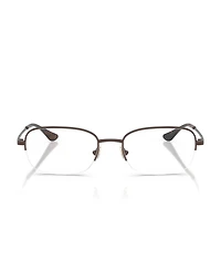 B by Brooks Brothers Men's Rectangle Eyeglasses, BB1121