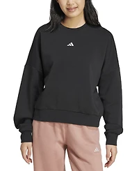 adidas Women's Essentials Crewneck Small-Logo Sweatshirt