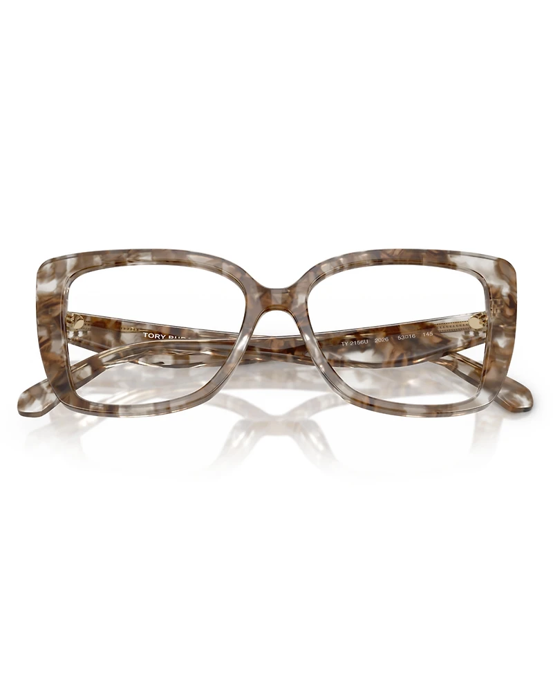 Tory Burch Women's Square Eyeglasses, TY2156U