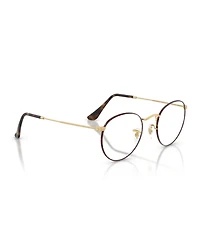 Ray-Ban Unisex Round Metal Optics Eyeglasses, RB3447V