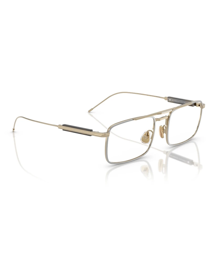 Brunello Cucinelli Unisex Rectangle Eyeglasses, BC1006T