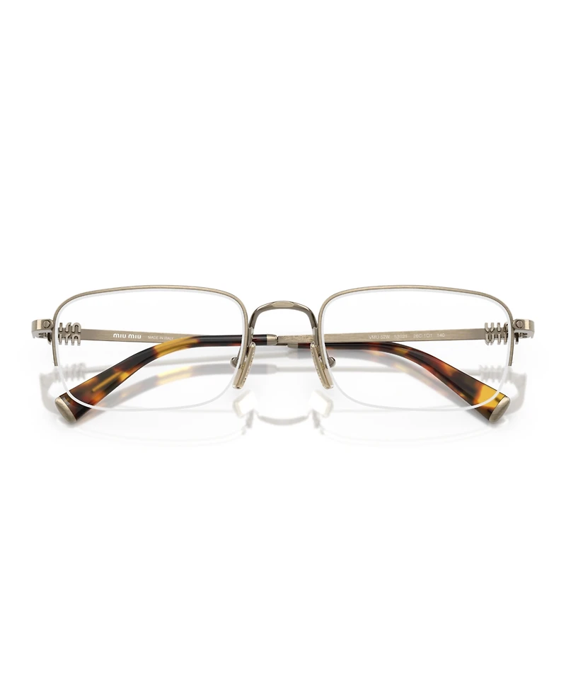Miu Women's Rectangle Eyeglasses, Mu 52WV