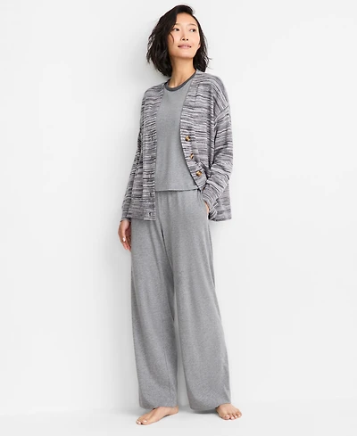 State of Day Women's Multicolored Rib-Knit Cardigan, Macy's Exclusive