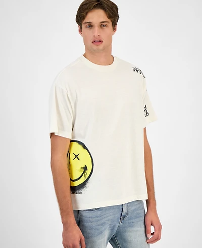 SmileyWorld Men's Smiley Infinite Possibilities Graphic T-Shirt