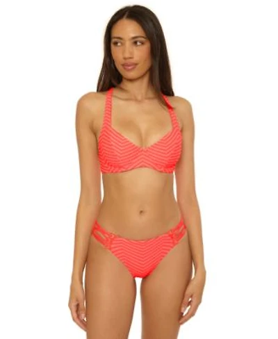 Becca Womens Connect Underwire Bikini Top Hipster Bottoms