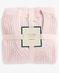 State of Day Women's Chenille Sweater & Pant Set, Xs-3X, Macy's Exclusive