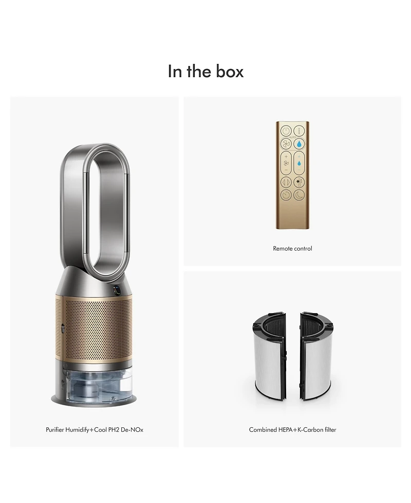 Dyson Purifier Humidify+ Cool PH2 De-NOx | White/Gold
