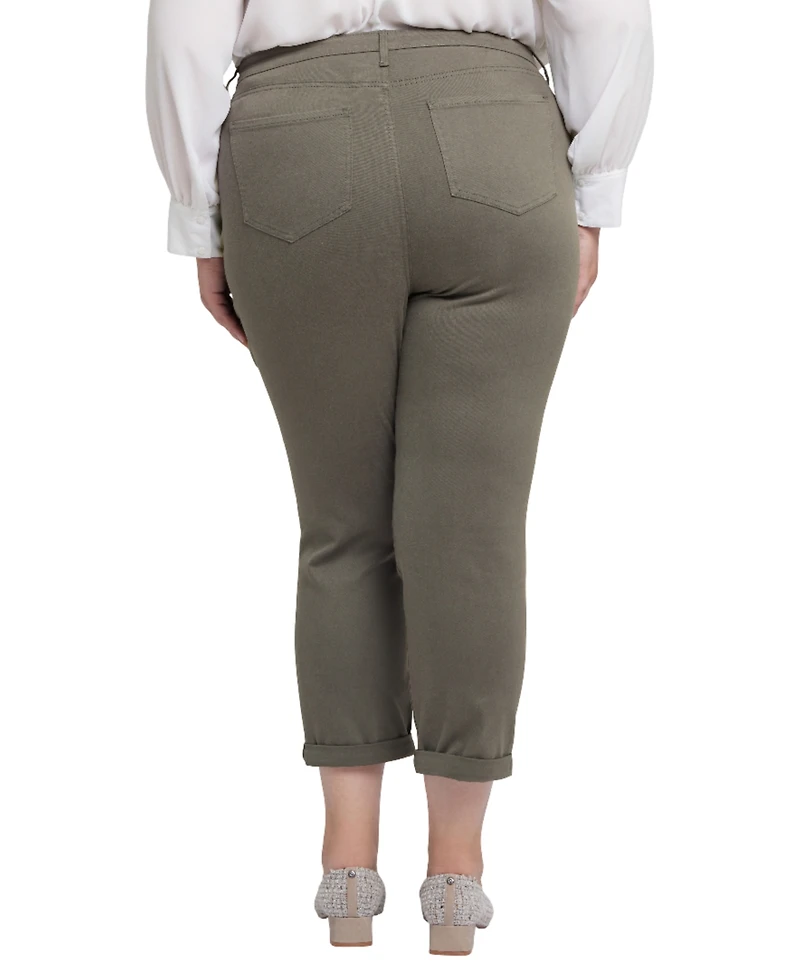 Nydj Plus Margot Girlfriend Pull On Jeans