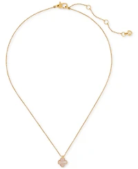 kate spade new york Gold-Tone Mini Pendant Necklace, 16" + 3" extender