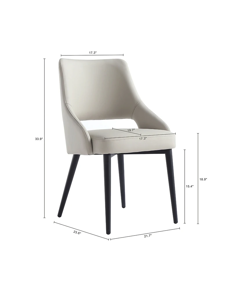Manhattan Comfort Tremont Leatherette Upholstered Dining Chair